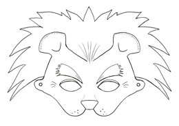Löwen Maske