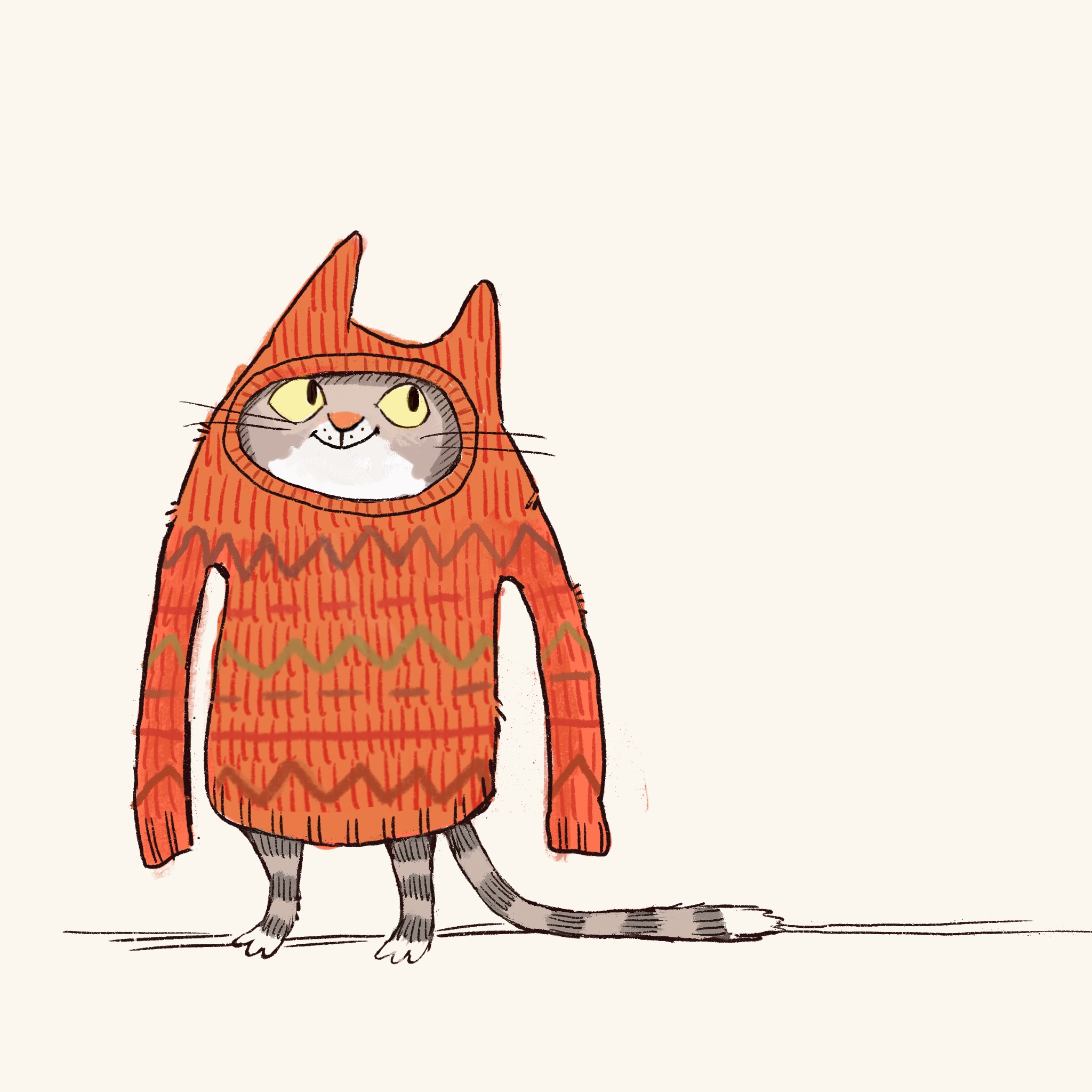 Pulloverkatze